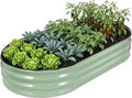 Galvanized Raised Garden Bed Outdoor, Rust-Resistant Garden Planter Box by HEALSTOK