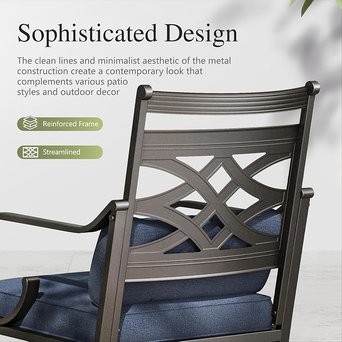 Sophia and William Outdoor Patio Dining Set - Image 3