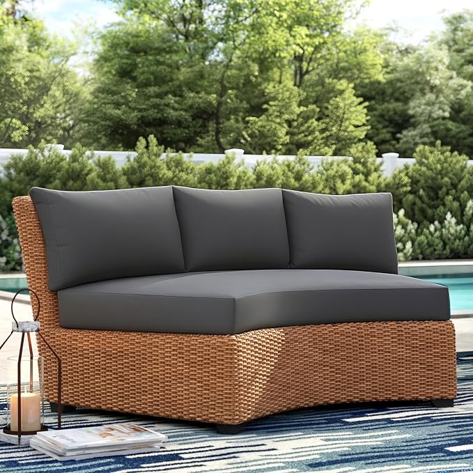 Outdoor Curved Sofa Cushion Cover - Image 7