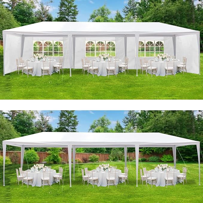 Smartxchoices 10' x 30' Outdoor Waterproof Gazebo Canopy Tent - Image 6