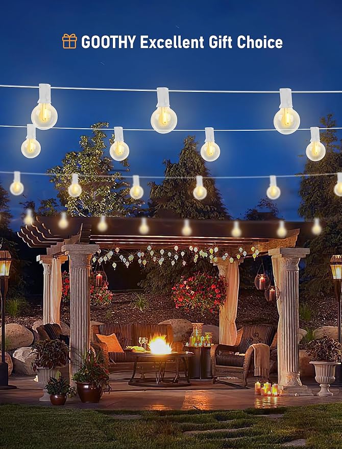 Goothy 50Ft Outdoor LED String Lights - Image 6