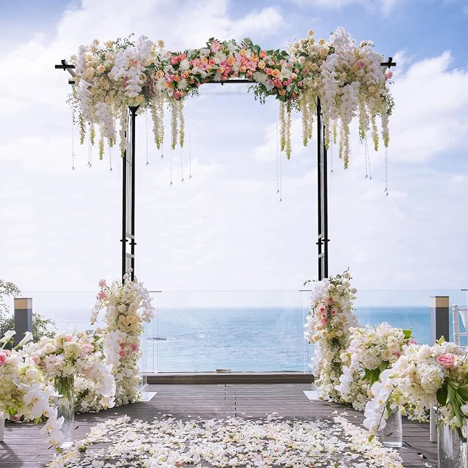 Giantex Garden Arch Trellis, Wedding Arbor - Image 3