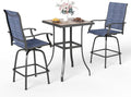 Sophia & William Outdoor Bar Set, Patio Bar Table and Chairs Set, Bar Height by SophiaWilliam