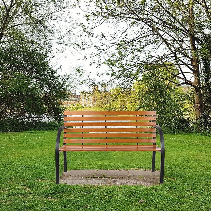 Patio Bench, Outdoor Garden Bench Park Bench, Patio Bench Chair - Image 9