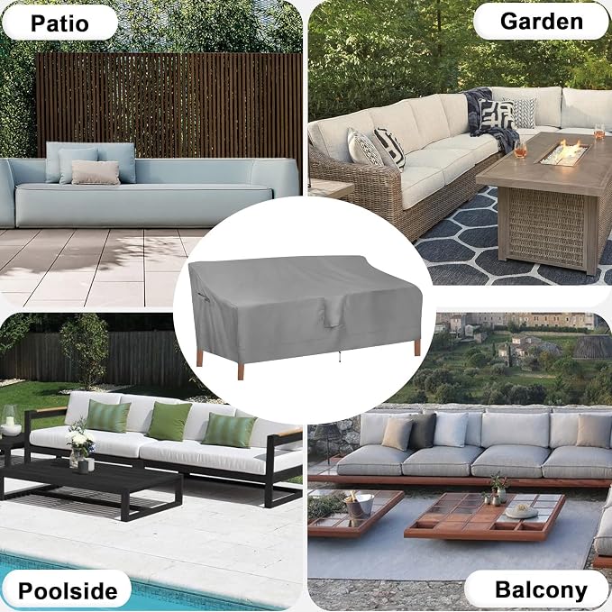 OutdoorLines Outdoor Waterproof Patio 4-Seater Couch Cover - Image 8