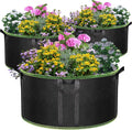50 Gallon Large Grow Bags 3 Pack - 320G Thickened Nonwoven Aeration Planter by Createagardenyoulove
