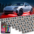 Nilight 8Pcs Aluminum Underglow Neon Accent Strip Lights 396 LEDs RGB Door by Nilight