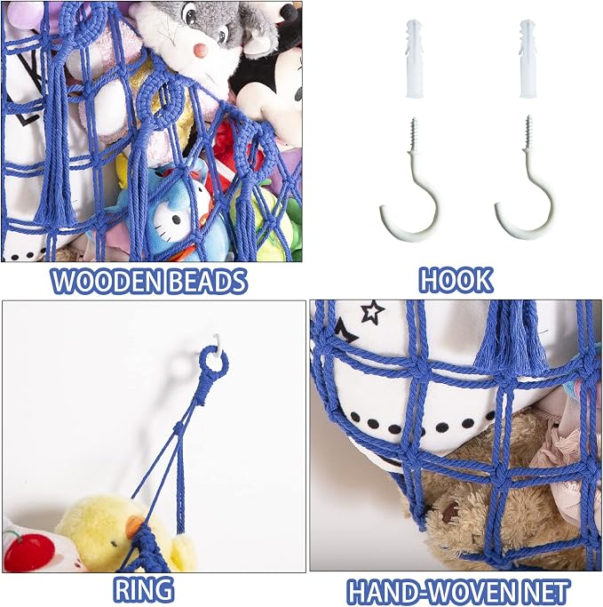 Stuffed Animal Net or Hammock Wall Hanging Net - Image 3