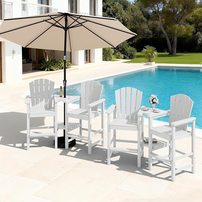 KINGYES Tall Adirondack Chair Set of 4 by KINGYES