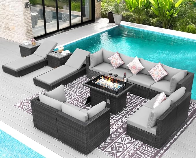 NICESOUL 13 Piece Outdoor Seating - Image 2