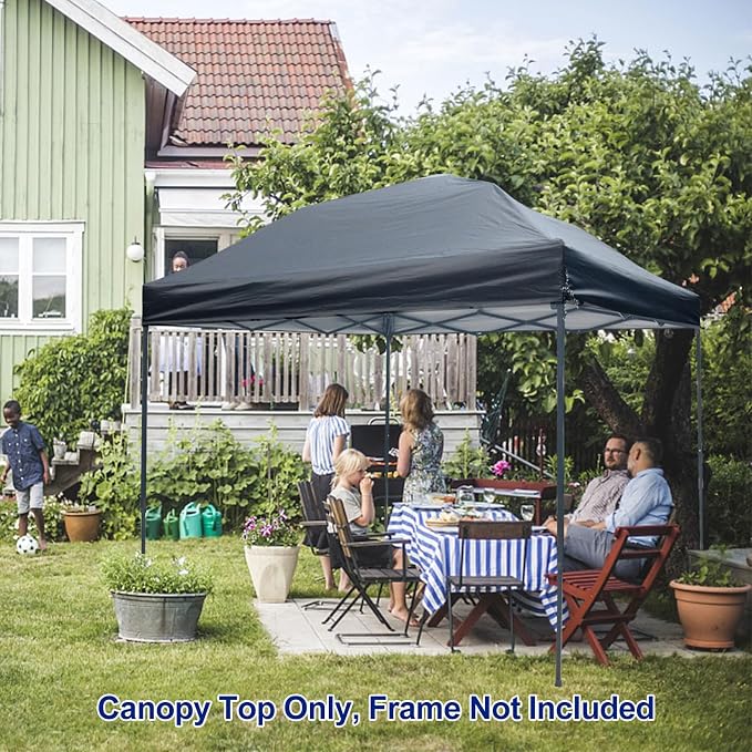Joramoy 10×10 Canopy Replacement Top Only, Waterproof Pop Up Canopy Tent Top - Image 7