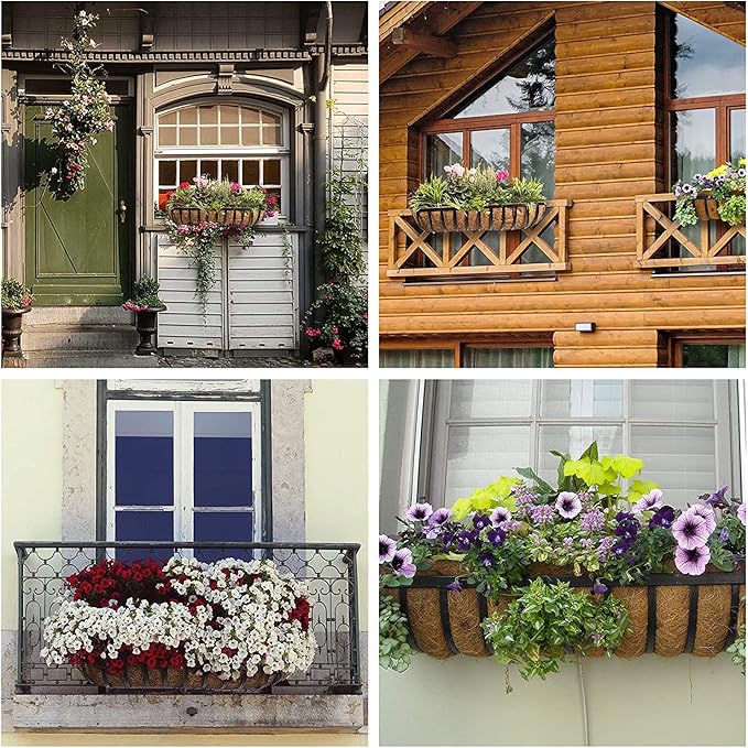 2 Pcs Garden Coconut Planter Liner - Image 3