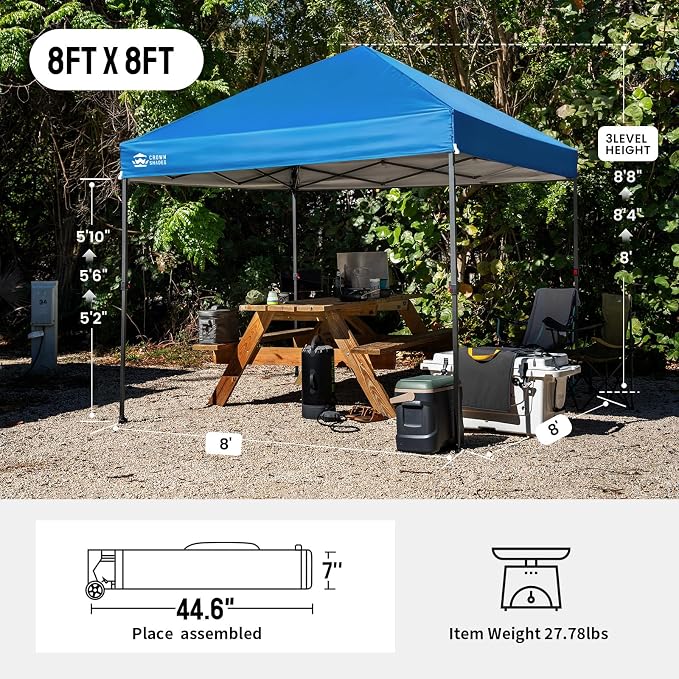 CROWN SHADES 8x8 Pop Up Canopy - Image 2