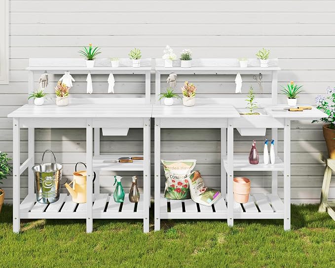 SERWALL Outdoor Potting Bench - Image 9