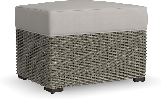 homestyles Boca Raton Brown Outdoor Ottoman by homestyles