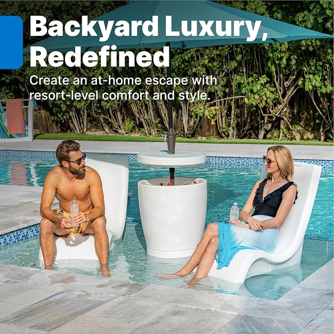 Step2 Vero Pool Chair, Fade-Resistant, Waterproof Patio Furniture - Image 3