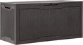 YITAHOME 100 Gallon Outdoor Storage Box, Large Water Resistant Resin Deck Box by YITAHOME