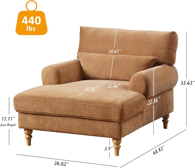 Modern Chaise Lounge Chair - Image 2