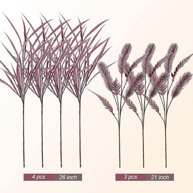 7 PCS Artificial Stems Fake Plants - Image 5