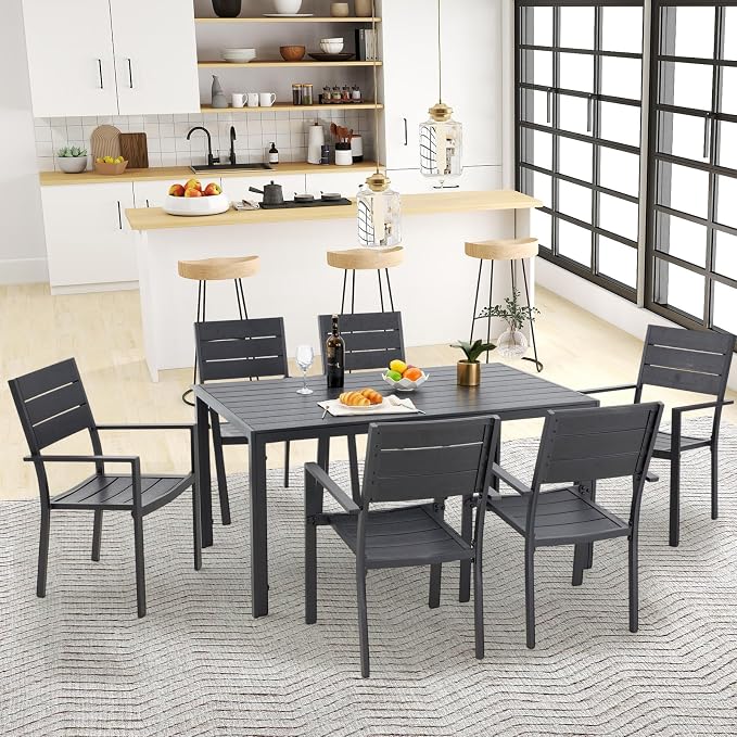 AECOJOY 7 Piece Outdoor Dining Set - Image 2