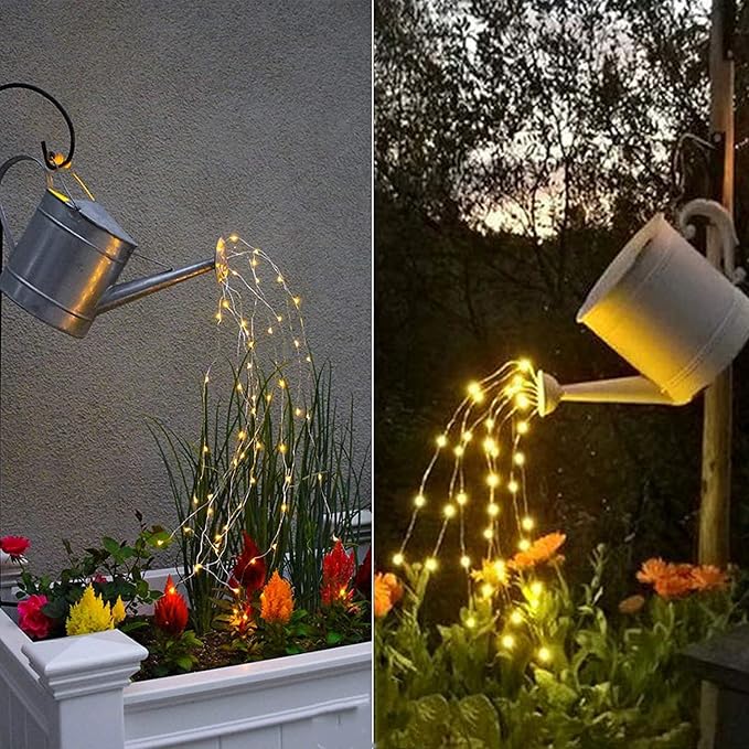 ZNYCYE Solar Waterfall Fairy Bunch Lights Outdoor Waterproof 200LEDs, 8 Modes - Image 5