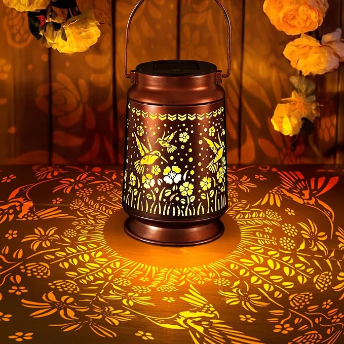 Solar Lanterns Outdoor Waterproof Gifts by HOFLYW