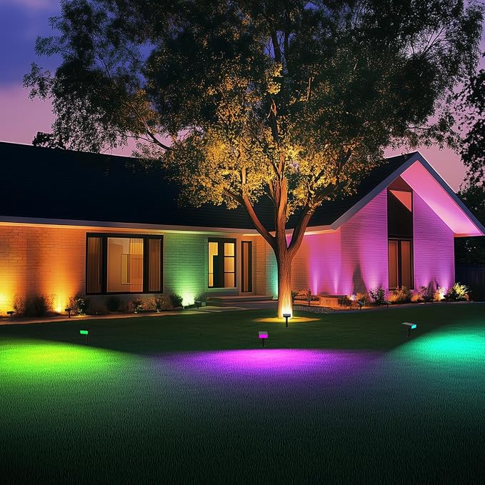 Consciot Solar Spot Lights Outdoor, Adjustable 170° Solar Outdoor Light - Image 11