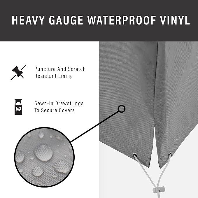 Crosley Furniture Patio Furniture Covers, Waterproof Outdoor Chair Cover - Image 3