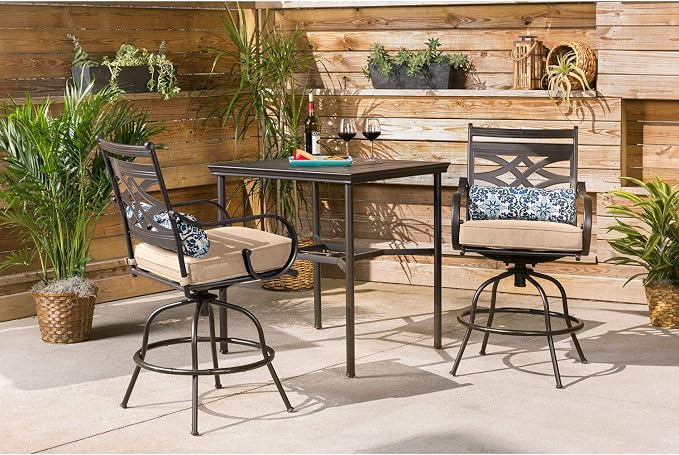 Hanover Montclair 3-Piece Outdoor High-Dining Set - Image 2