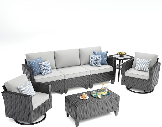 UDPATIO Patio Furniture Set, 5 Pieces Outdoor Conversation Sets - Image 9
