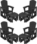 SERWALL Outdoor Glider Chair Set of 4 by SERWALL