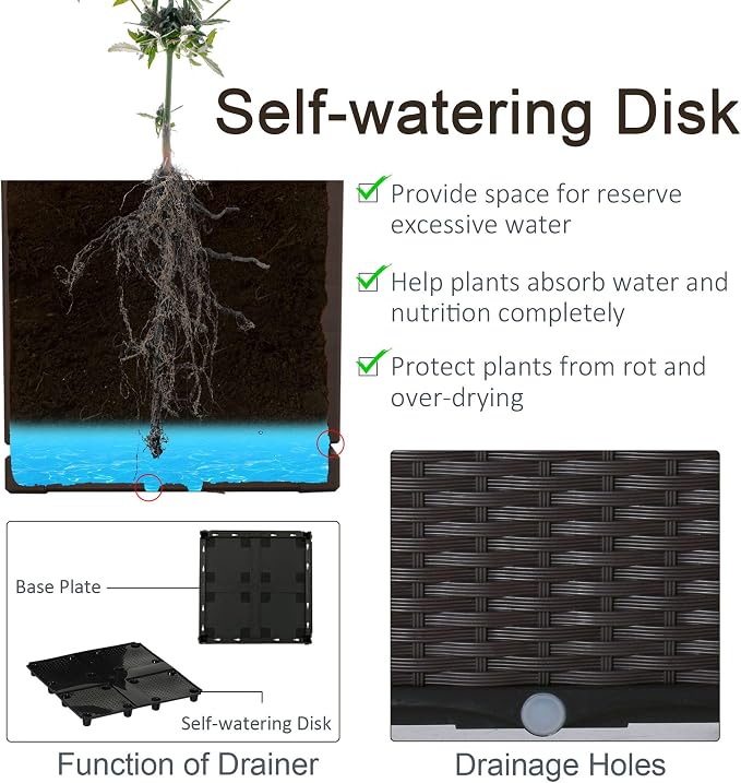 Outsunny 6 Piece Raised Garden Bed - Image 4