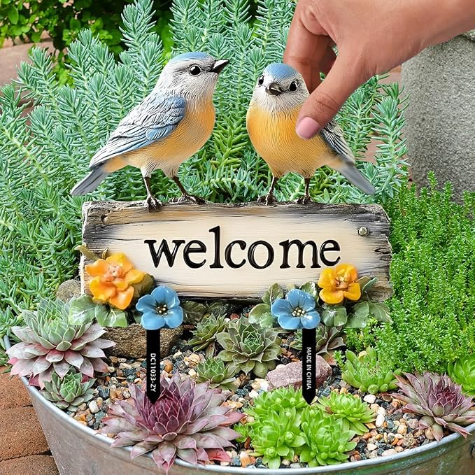 Fairy Garden Stake Decor, Acrylic 2D Garden Fairy Decoration, Fairy Garden - Image 2