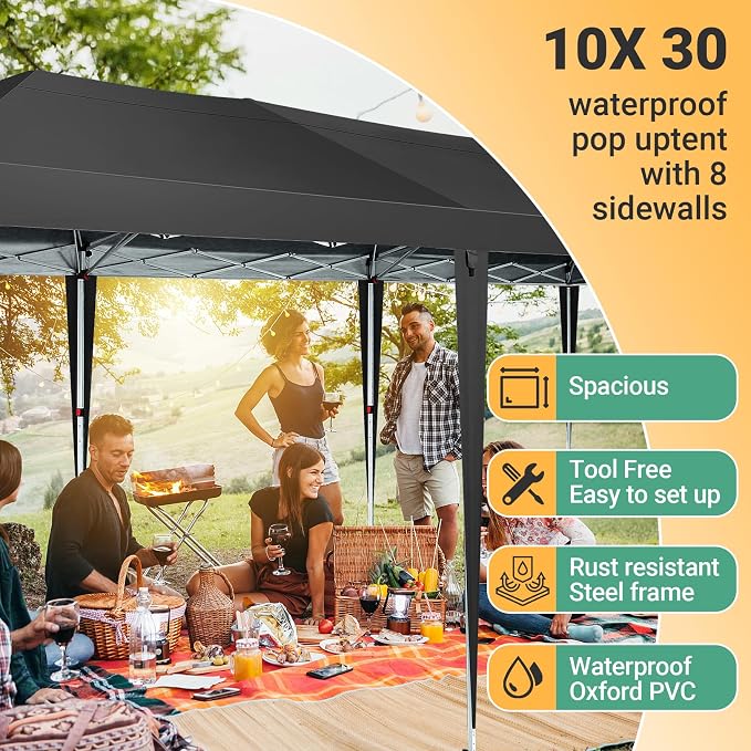 COBIZI 10x30 Canopy Party Tent - Image 8
