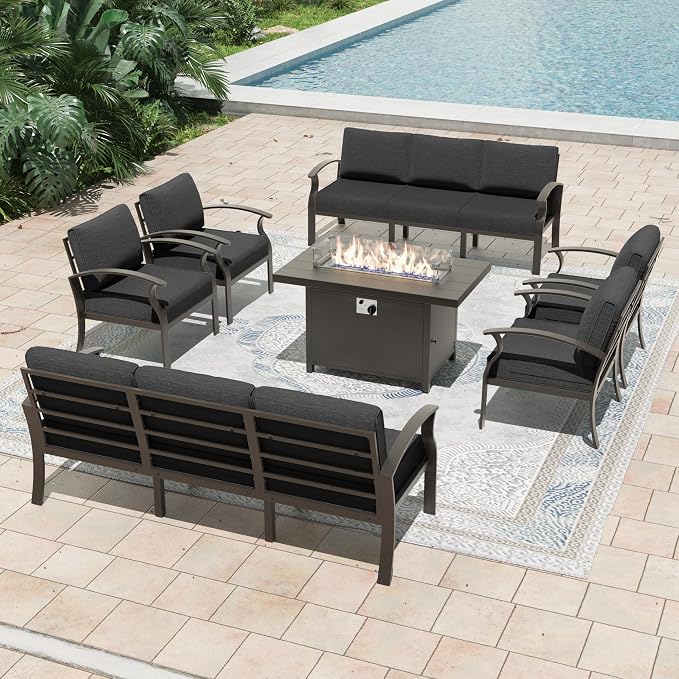 Metal Outdoor Patio Furniture Set by Halmuz