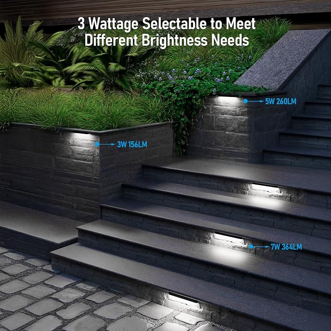 LEONLITE 8-Pack 12 Inch LED Hardscape Lighting, Update Retaining Wall Lights - Image 2