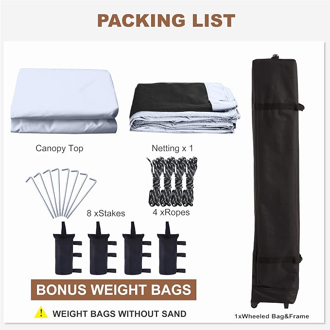 MASTERCANOPY Pop-Up Setup Outdoor Canopy - Image 5