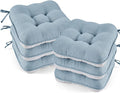 BETU Chair Cushions for Dining Chairs Set of 6, 3.5" Thick Kitchen Table Chair by BETU