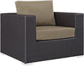 Modway Convene Wicker Rattan Outdoor Patio Arm Chair by Modway