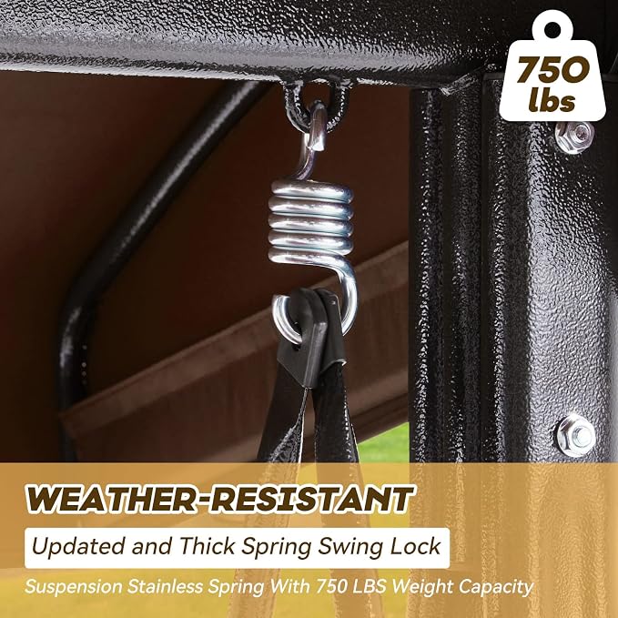 3 in 1 Outdoor Porch Swing - Image 7