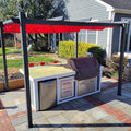 PURPLE LEAF 10' X 12' Outdoor Retractable Pergola by PURPLELEAF