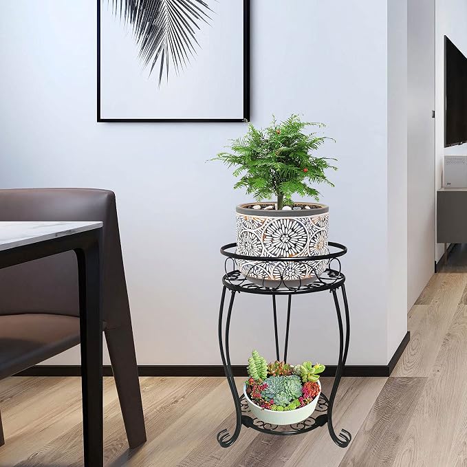 2 Pack 19.2 inch Metal Plant Stand Rack - Image 4