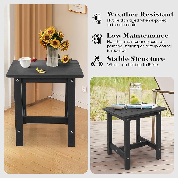 Outdoor Side Table, Small Adirondack Side Table - Image 6