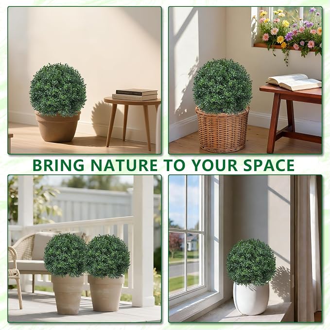 Artificial Boxwood Topiary Trees - Image 6