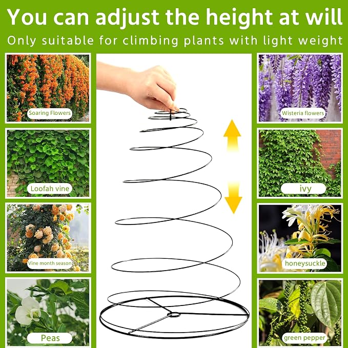 WNJ 3-Pack Pea Trellis Green Bean Trellis - Image 4