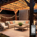 8ft x 8ft Net Lights, 180LED Gazebo Lights Outdoor 8 Modes Timer, Waterproof by Lovelite