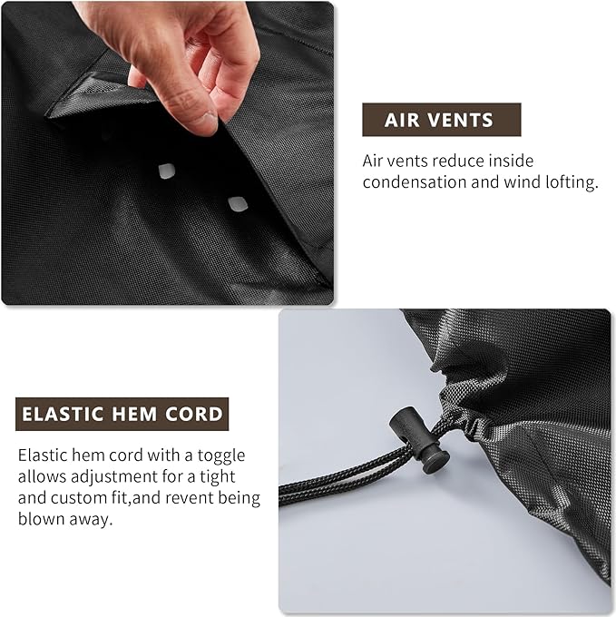 Patio Wicker Side Table Cover, Suitable - Image 4