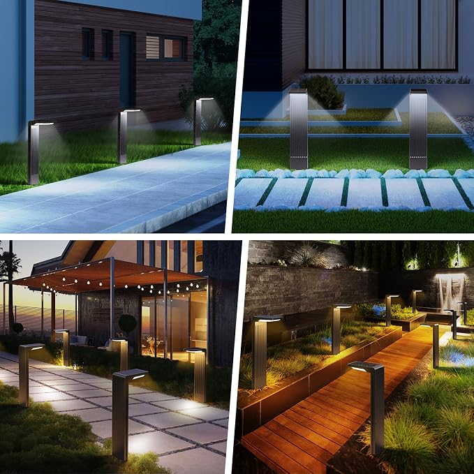 Solar Pathway Lights Outdoor 6Pack, Bright 60LED Solar Path Lights Outside - Image 6