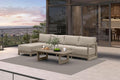 PURPLE LEAF Patio Furniture Set L-Shaped Outdoor Couch by Unknown