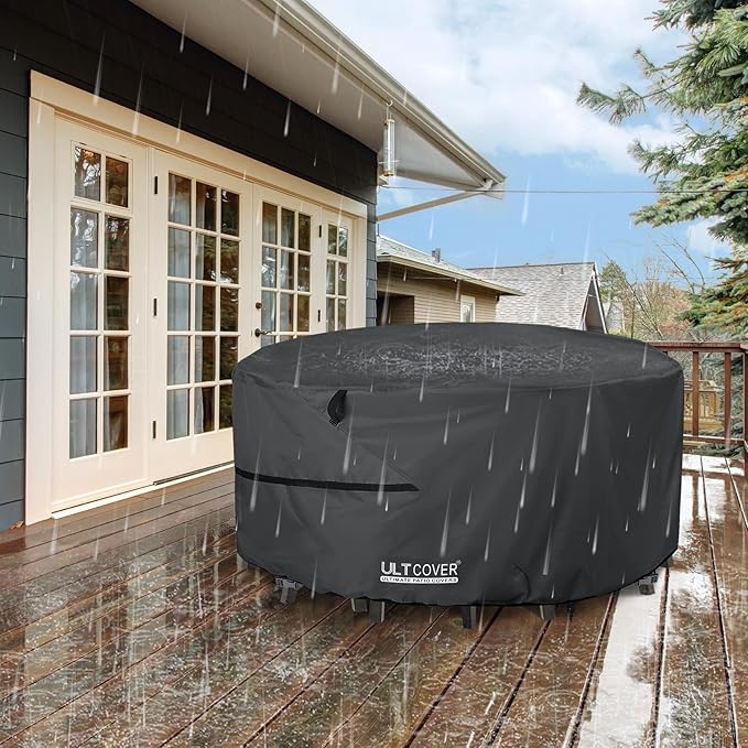 ULTCOVER Round Patio Furniture Cover - Image 6